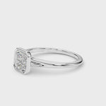 LUMEO Asscher Bezel Diamond Engagement Ring Video