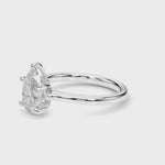 LUMEO Pear Solitaire Diamond Engagement Ring Video