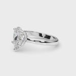 LUMEO Pear Solitaire Diamond Engagement Ring Video