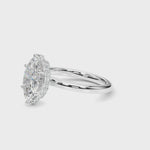 LUMEO Marquise Hidden Halo Diamond Engagement Ring Video