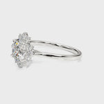 LUMEO Emerald Halo Diamond Engagement Ring Video